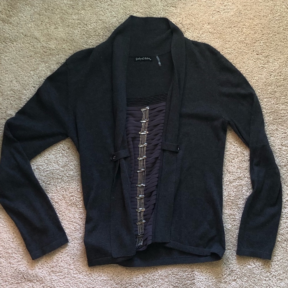 Dark Gray Gaby L Eden Sweater